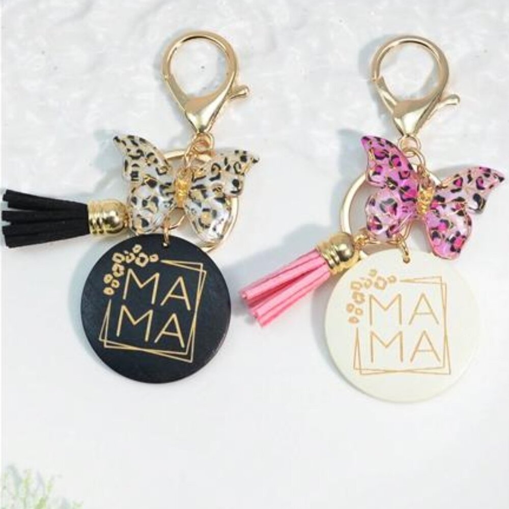 Mama Tassel Keychains